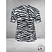 KAFFE CURVE Trui Lizzy Blue/Black Graphic